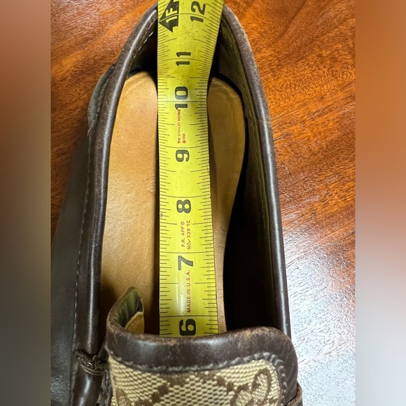 Gucci Men’s Leather and Monogram Canvas Driver - Picture 15 of 15